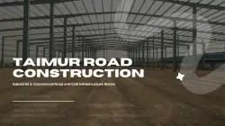 Company Profile Design for Construction company in ahmedabad Taimur Road Construction