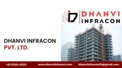 Company Profile Design for Construction company in ahmedabad Dhanvi infra